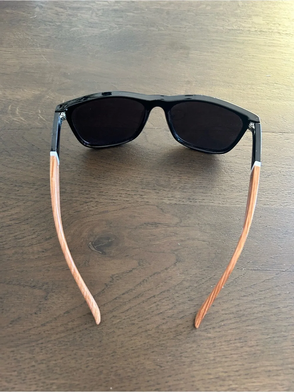 Panama Jack foster frame polarized wood grain sunglasses